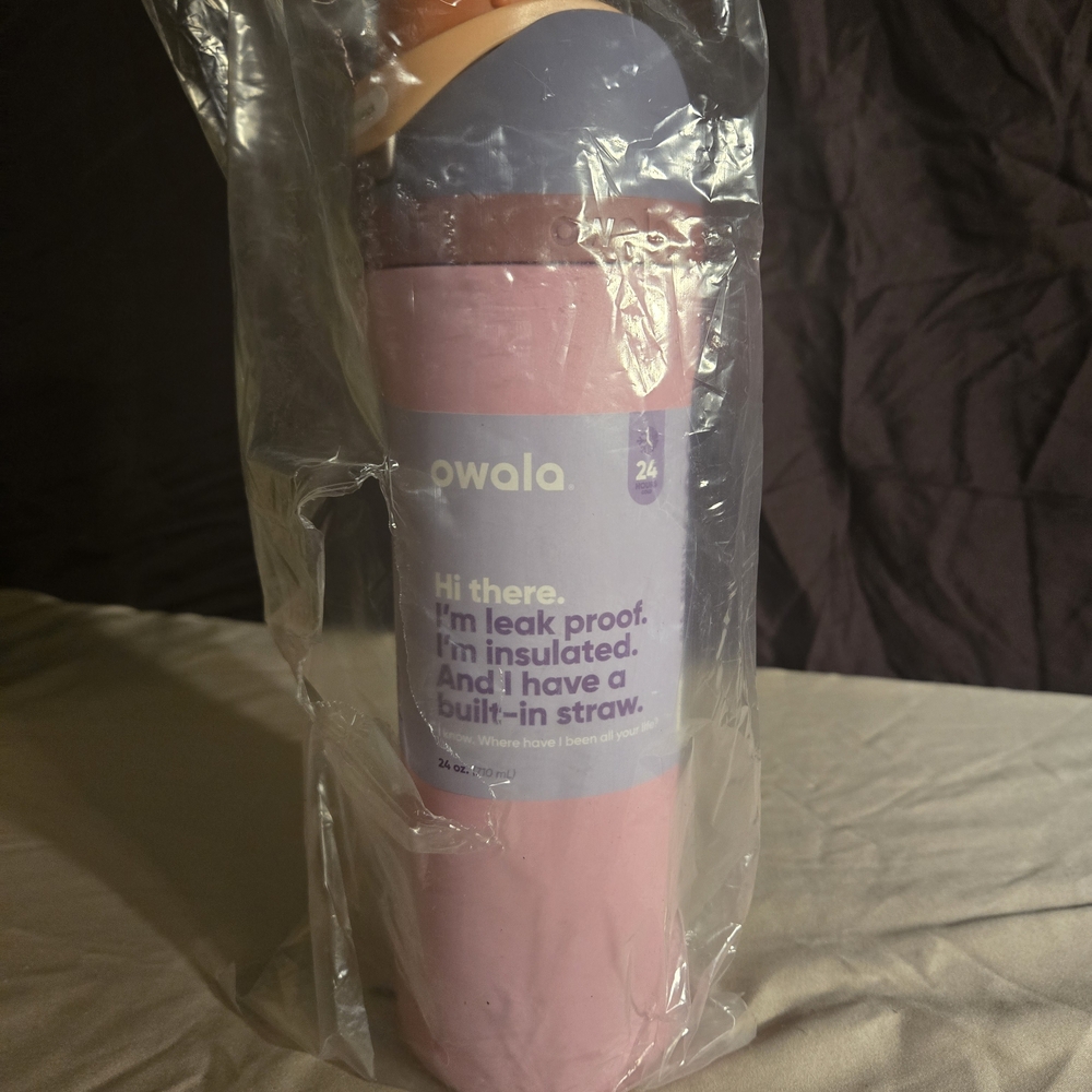 Owala Pink and Purple BPA-Free Bottle